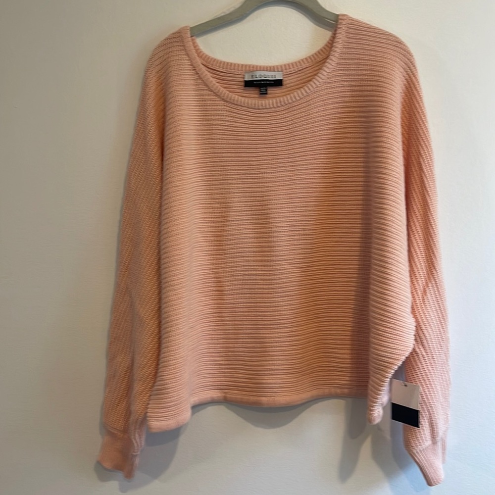 NWT Eloquii Elements Blush Cropped Sweater size 18/20